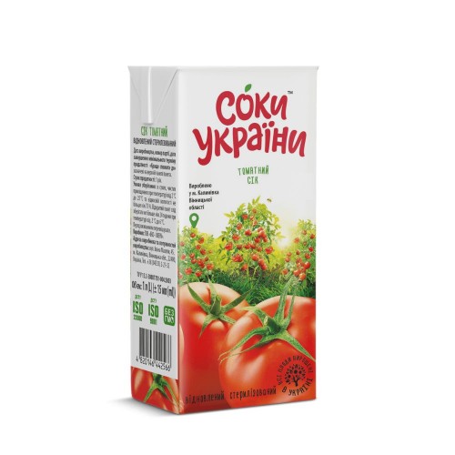 Сік томатний Соки України 0,33 л