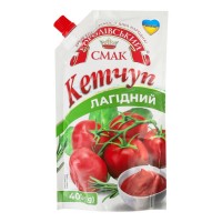 Кетчуп Лагідний Королівський смак д/п зі штуцером 400 г