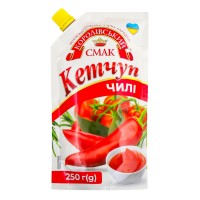 Кетчуп Чілі Королівський смак  дой-пак зі  штуцером 250 г