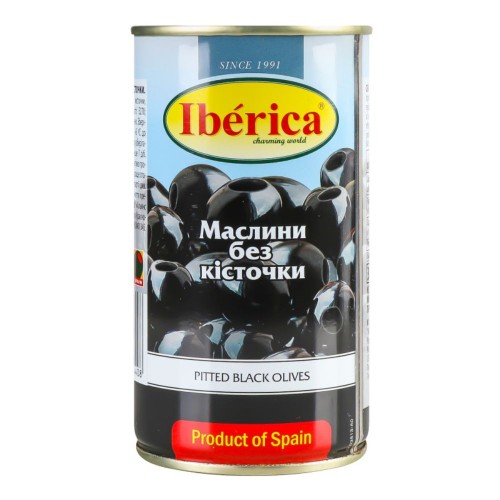 Маслини без кісточки ж/б Iberica 360 г