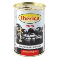 Маслины без косточки Mini ж/б Iberica 300 г