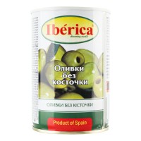 Оливки без косточки ж/б Iberica 420 г