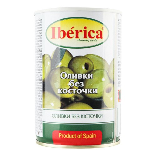 Оливки без кісточки ж/б Iberica 420 г