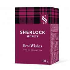 Чай чорний зі шматочками апельсина, кориці та гвоздики Best Wishes Sherlock Secrets 100 г