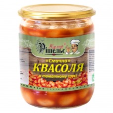 Фасоль в томатном соусе с/б твист Кухар Рішельє 520 г