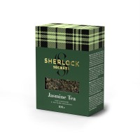 Чай зелений з квітами жасмину Jasmine Tea Sherlock Secrets 100 г
