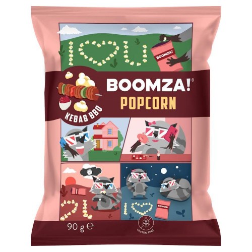 Попкорн со вкусом барбекю кебаб Boomza 90 г