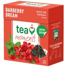 Чай чорний з барбарисом та м’ятою Barberry Dream Tea Moments 20 пирамидок 36 г