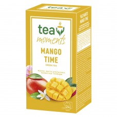 Чай зеленый со вкусом манго Mango Time Tea Moments 24 сашетов 38,4 г