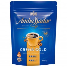 Кофе растворимый сублимированный Crema Gold Ambassador 100 г