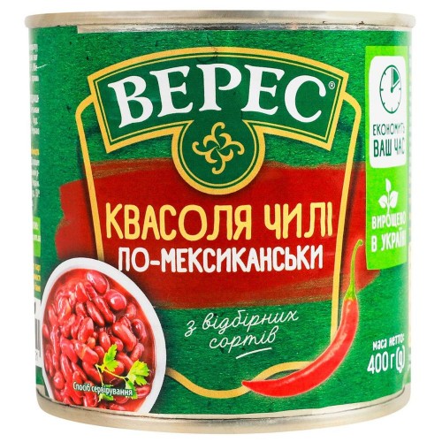 Фасоль Чили По-мексикански ж/б Верес 400 г