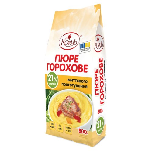 Нежнейшее* пюре гороховое Козуб продукт 800 г