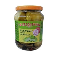 Кабачки різані мариновані с/б твіст Господарочка 660 г