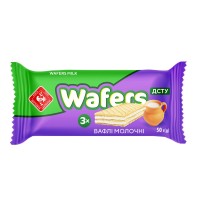 Вафлі з начинкою Wafers молочні 1200 г (24 по 50г)