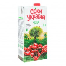 Нектар вишневий освітлений Соки України 1 л