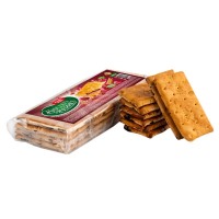 Затяжное печенье с начинкой BISCUITS & BERRIES вишня и изюм Житомирські ласощі 210 г