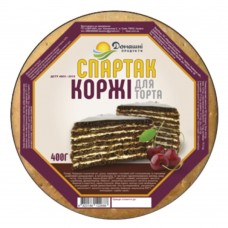 Коржі для торта Спартак без коробки Домашні продукти 400 г