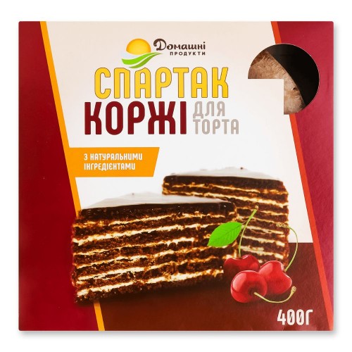 Коржі для торта Спартак Домашні продукти 400 г