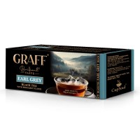 Чай чорний з бергамотом в пакетиках Earl Grey / Ерл Грей Graff 50 г (25*2г)