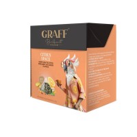 Чай зелений у пірамідках 20 шт Citrus space/Цитрусовий космос Graff 36 г