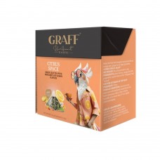 Чай зелений у пірамідках 20 шт Citrus space/Цитрусовий космос Graff 36 г