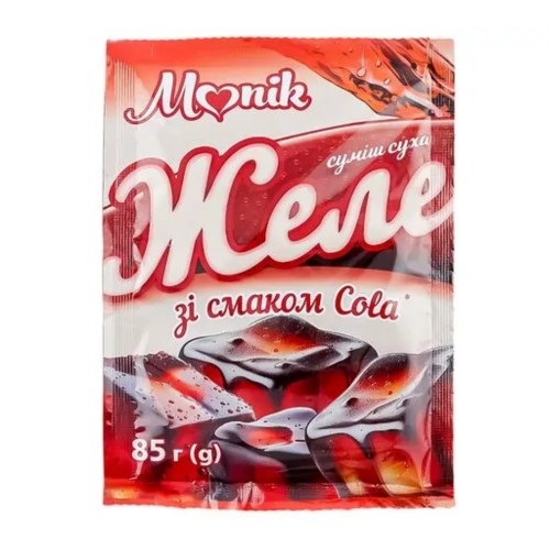 Желе зі смаком Cola Monik 85 г