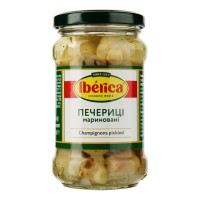 Гриби печериці мариновані цілі Iberica с/б 314мл