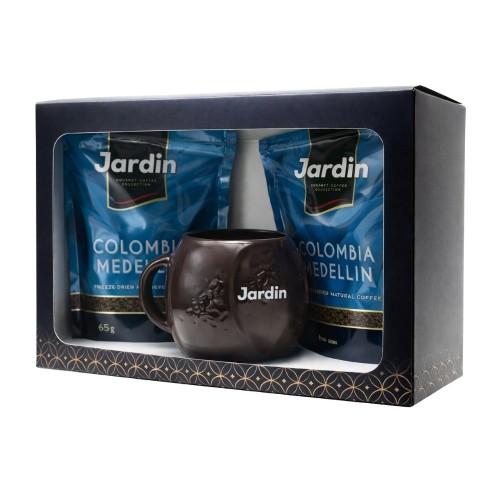 Набір Кава JARDIN Colombia Medelin 65х14*2 пач з чашкою м/у сублім