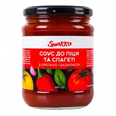 Cоус До піци та спагеті З орегано і базиліком Smakko 460 г