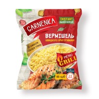 Вермішель швидкого приготування зі смаком лосося гриль Garnenka 60 г