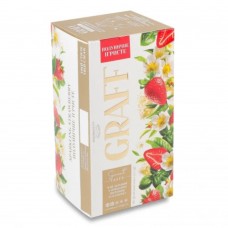 Чай Graff зелений Полуничне ігристе 20 пакетиків