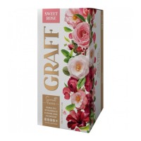 Чай Graff травяний Солодка роза 20 пакетиків