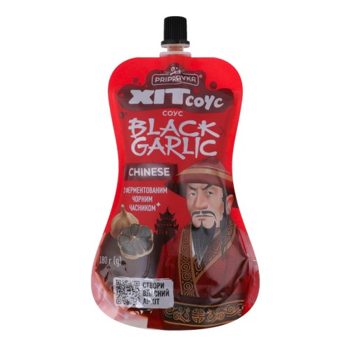 Соус з чорним часником Black garlic Chinese Хіт Приправка 180 г
