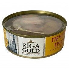 Печінка тріски у власному соку Riga Gold 230 г