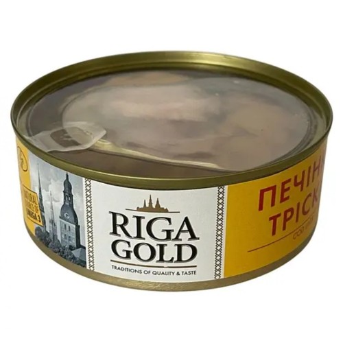 Печінка тріски у власному соку Riga Gold 230 г