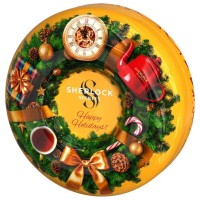 Чай чорний листовий Happy Holidays / Щасливі свята Sherlock Secrets 80 г