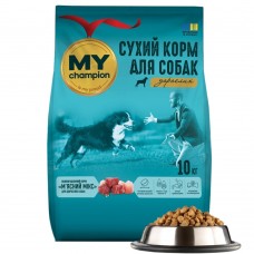 Мій чемпіон Повнораціонний сухий корм для собак М'ясний мікс 10 кг