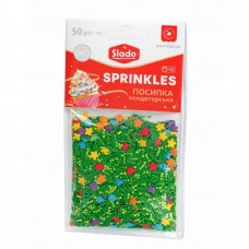 Посипка фігурна мікс Зелена галявина Slado 50 г