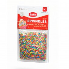 Посипка кондитерська мікс палички цукрові кольорові Slado 50 г