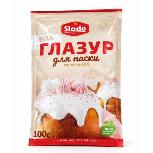 Глазур Пасхальна з желатином Slado 100 г