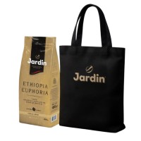 Кава смажена в зернах JARDIN Ethiopiа Euphoria 1 кг з сумкою