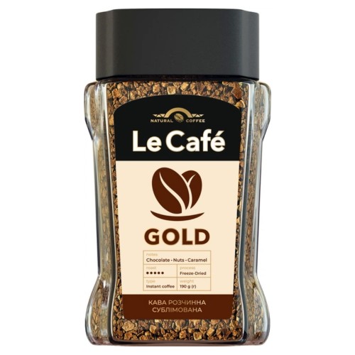 Кава розчинна Le Cafe Gold 190 г