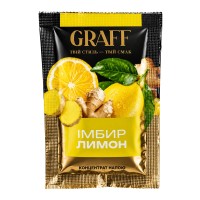 Концентрат чайного напою фруктовий Імбир-лимон Graff 40 мл Концентрат чайного напою фруктовий Імбир-лимон Graff 40 мл