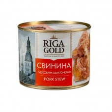 Консерва свинина тушкована Riga Gold 525 г