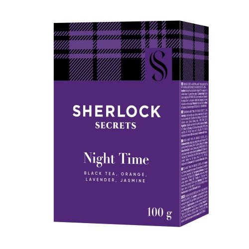 Чай черный листовой Night Time Sherlock Secrets 100 г