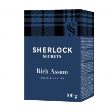 Чай черный индийский листовой Rich Assam Sherlock Secrets 100 г