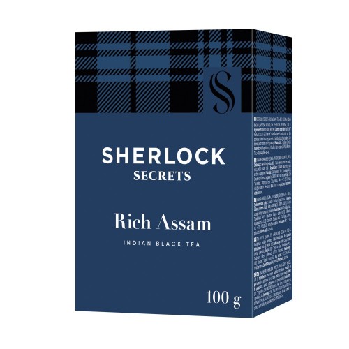 Чай чорний індійський листовий Rich Assam Sherlock Secrets 100 г