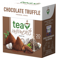 Чай чорний зі смаком шоколадного трюфеля Chocolate Truffle Tea Moments 20 пірамідок 36 г
