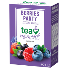 Чай чорний листовий зі смаком лісових ягід Berries Party Tea Moments 90 г